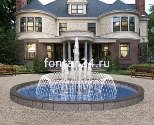 Уличный фонтан "Солнечный шатер" ø=6,5 м