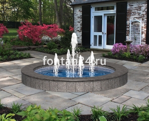Уличный фонтан "Пенный малый" ø=2,5 м