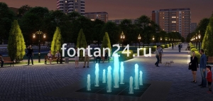 Фонтан для города "Куб"  3x3 м